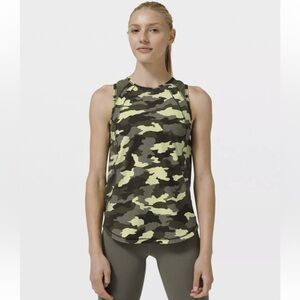 Lululemon Sculpt Tank in Heritage 365 Camo Crispin Green Multi